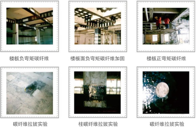 粘贴纤维片材加固